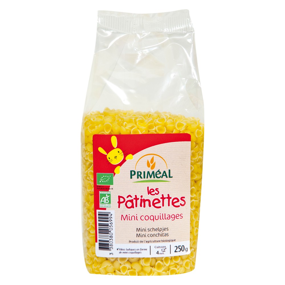 贝米芽 Primeal 迷你贝壳面条(儿童面条)250g
