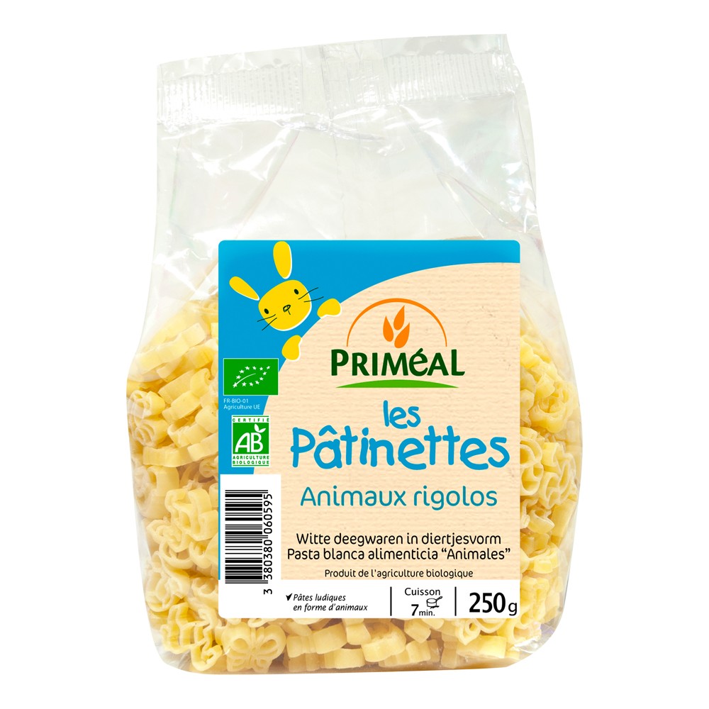 贝米芽 Primeal 趣味动物粉(儿童面条)250g
