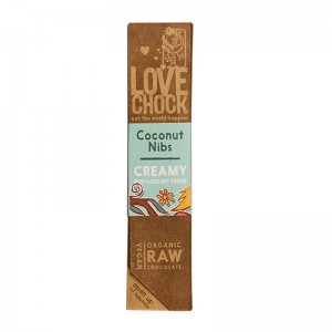lovechock 条形巧克力制品（榛子 椰子肉可可豆） 40g