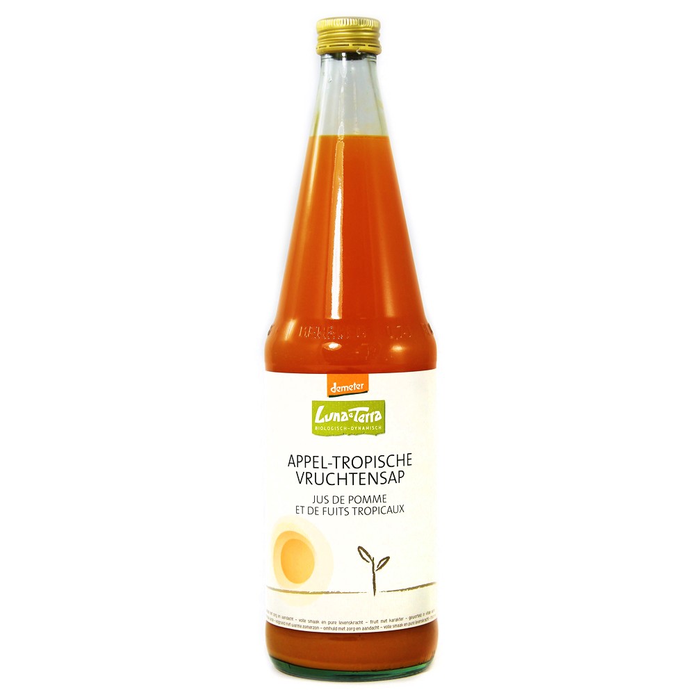 月神 Lunae Terra 超有机苹果&热带水果混合果汁700ml