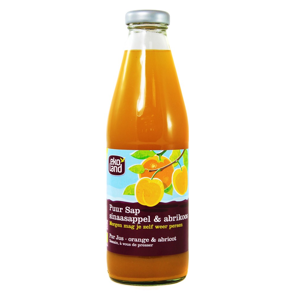 Ekoland 有机纯苹果橙子杏混合果汁750ml