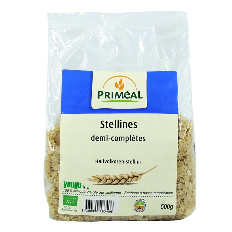 贝米芽 Primeal 齿轮形意大利面 500g