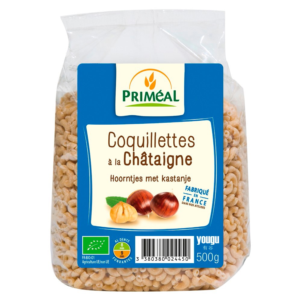 贝米芽 Primeal 栗子面通心意大利面500g