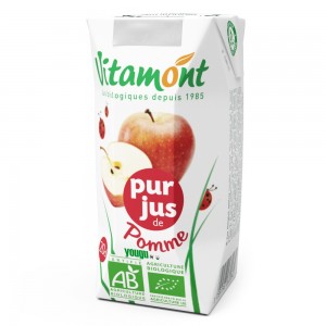 Vitamont 有机纯苹果汁200ml