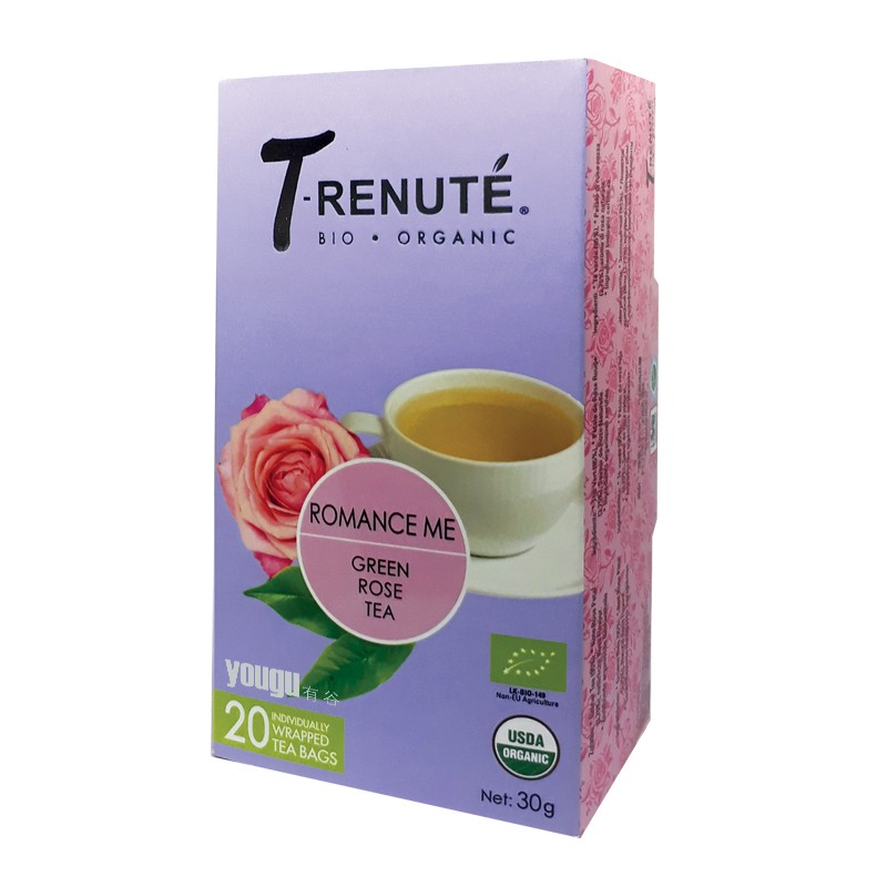 T-RENUTE牌玫瑰味绿茶