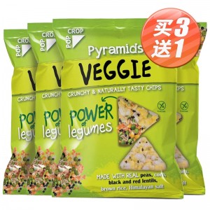 【买三送一】POPCROP牌 三角玉米酥脆片(蔬菜味) 25克